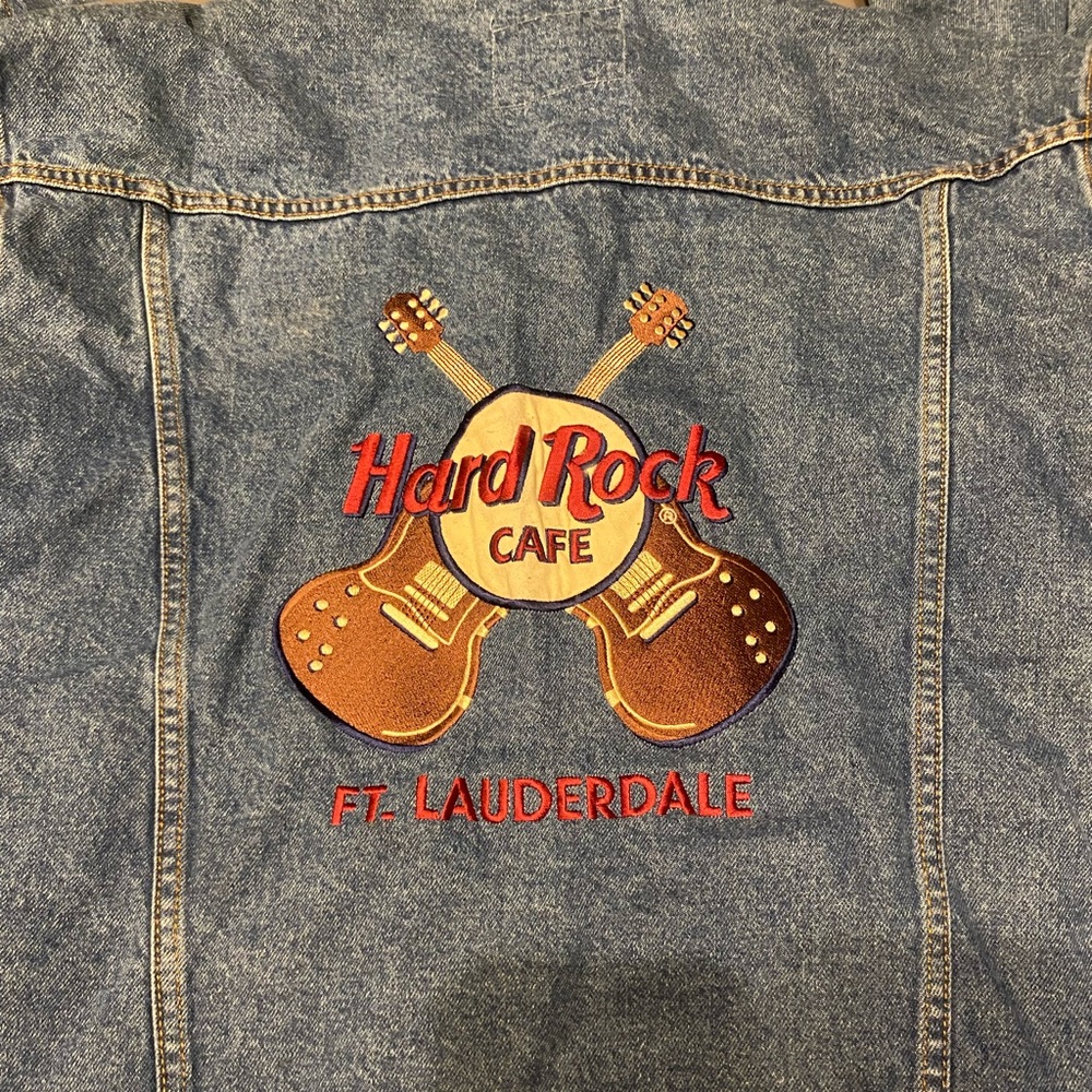 Hard Rock Cafe Fort Lauderdale edition denim jacket